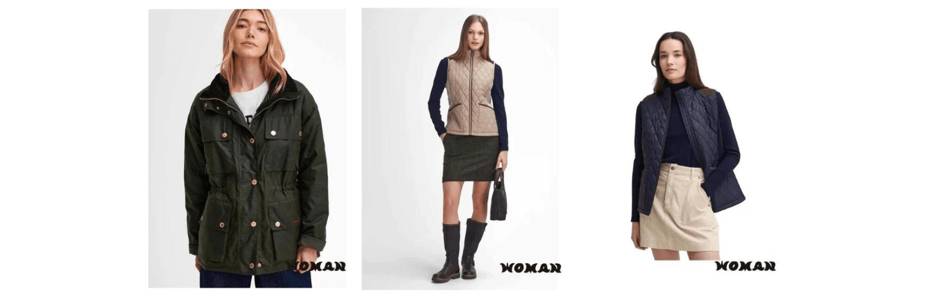 chaquetas barbour para mujer colección otoño invierno 2024