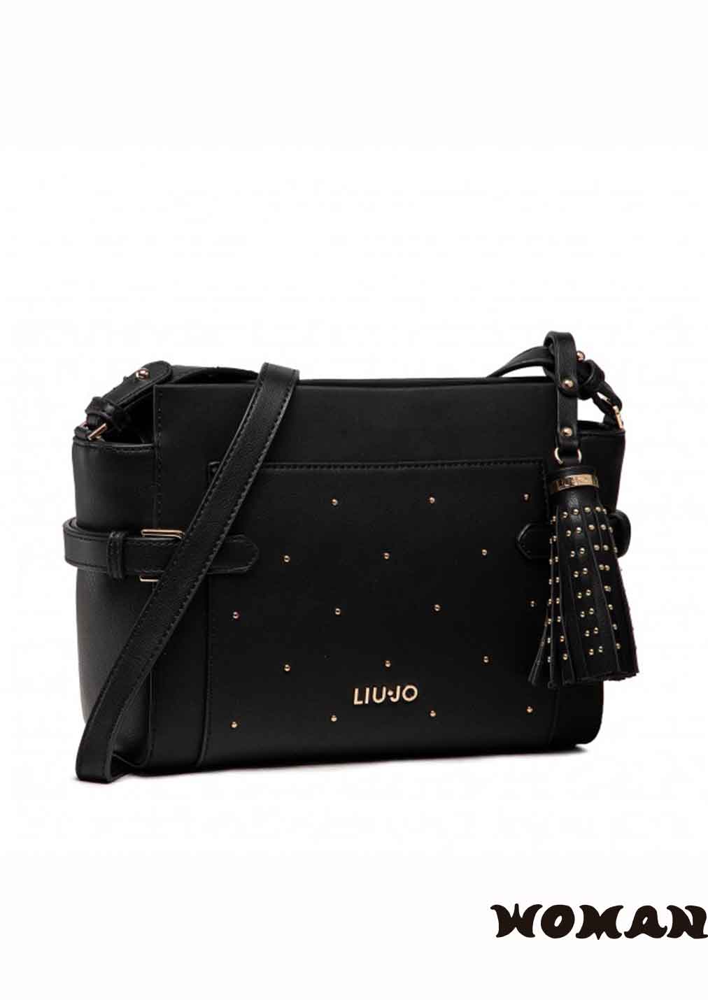 Bolso bandolera negro Liujo