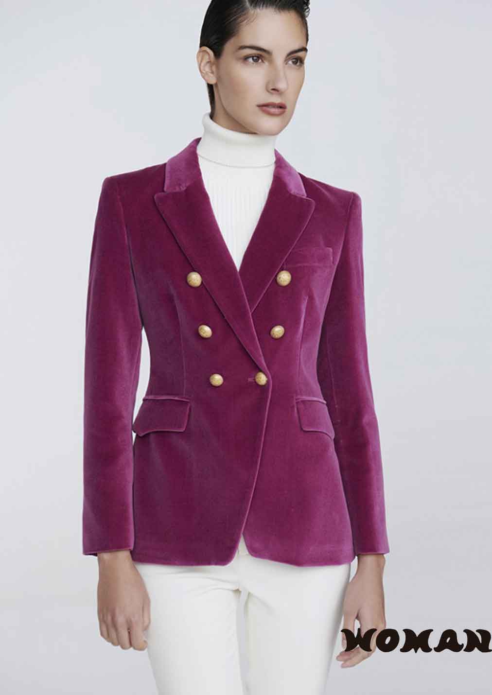 BLAZER THE EXTREME COLLECTION TERCIOPELO ROSA CONSTANTINE