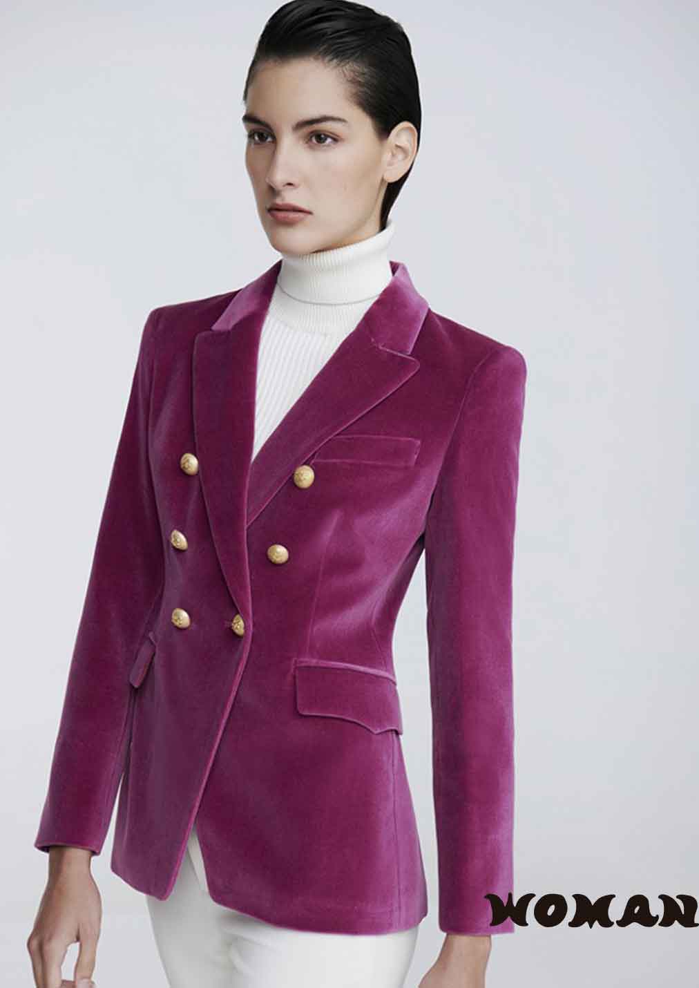 BLAZER THE EXTREME COLLECTION TERCIOPELO ROSA CONSTANTINE