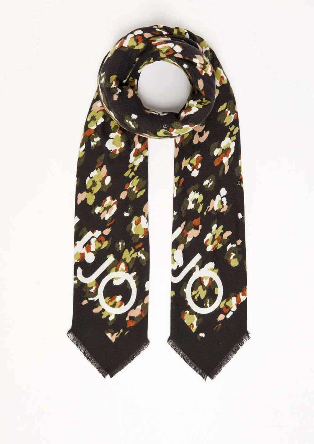 Foulard de flores Liujo coral