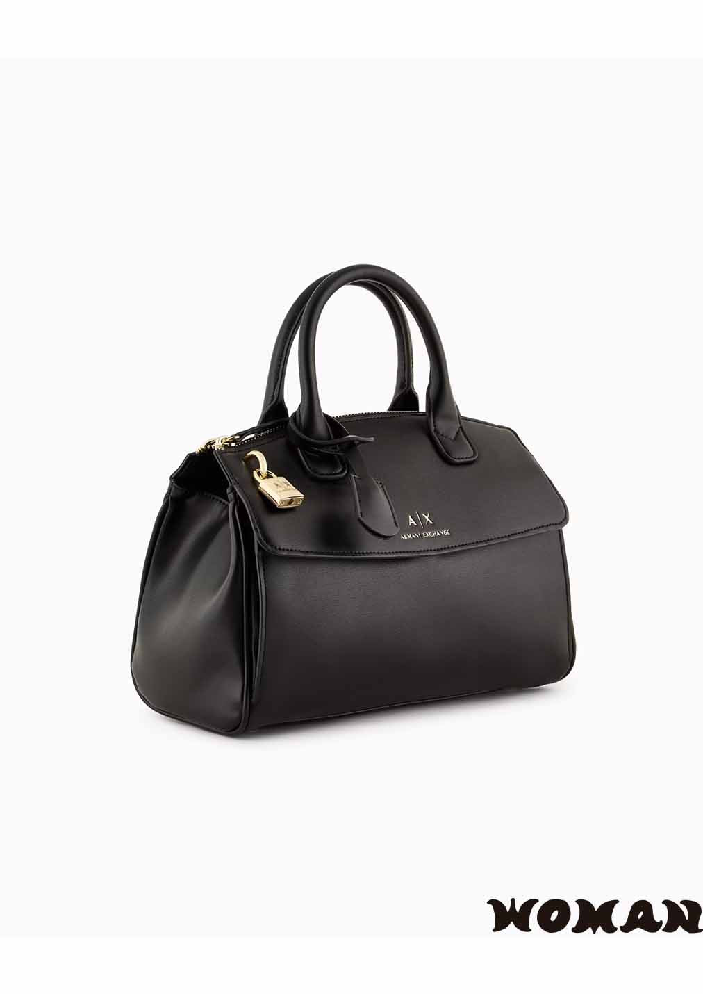 Bolso NEGRO Armani Exchange CON CANDADO ASV