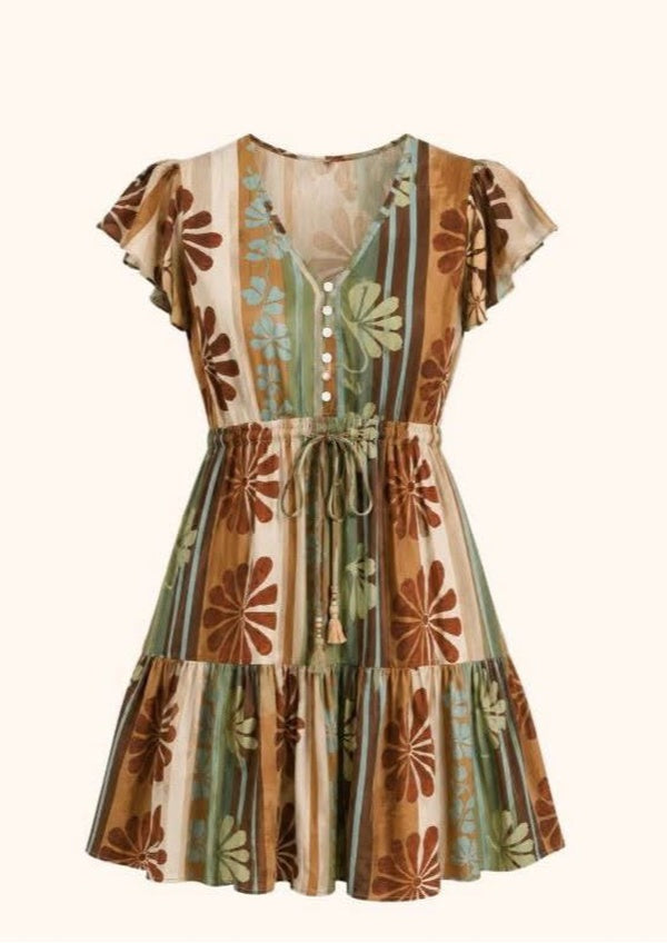 Vestido Jaase Cacao Mist Carmen