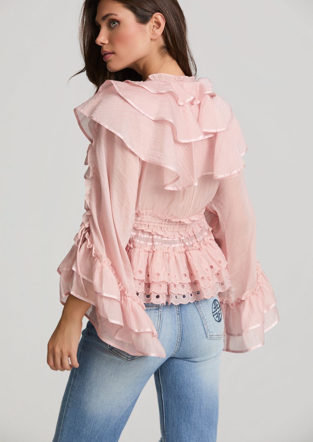 Blusa FETICHE SUANCES Rosa Linda
