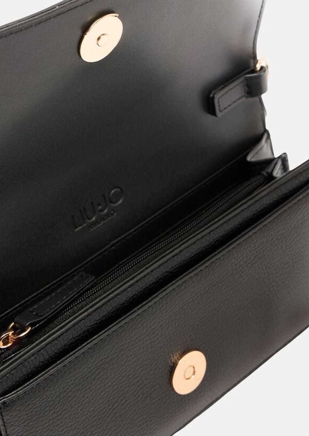 Cartera LIUJO negra con cadena