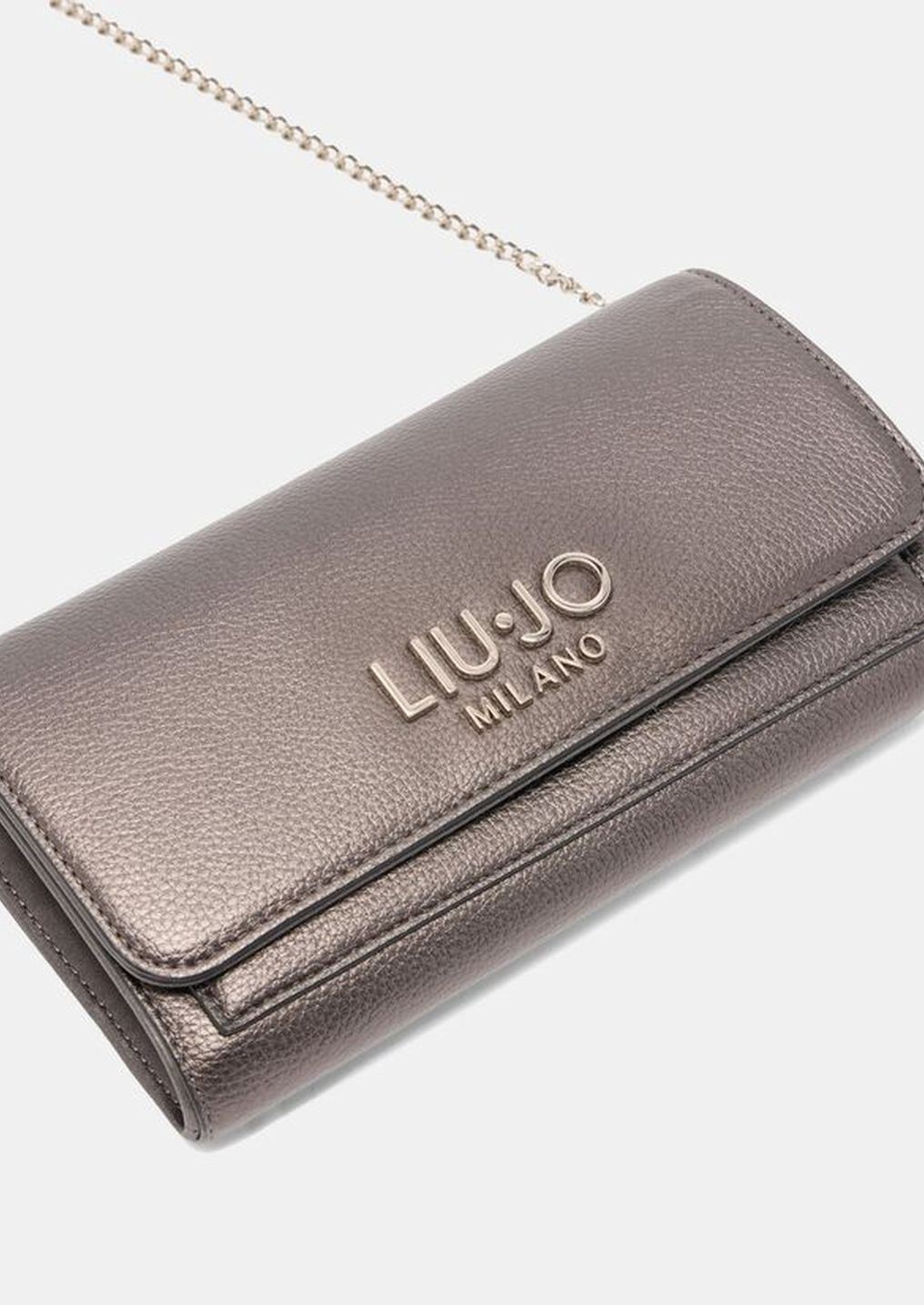 Cartera LIUJO antracita con cadena