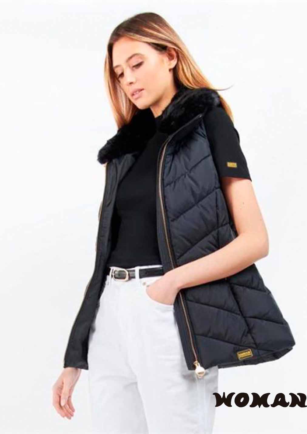 Chaleco negro de mujer BARBOUR