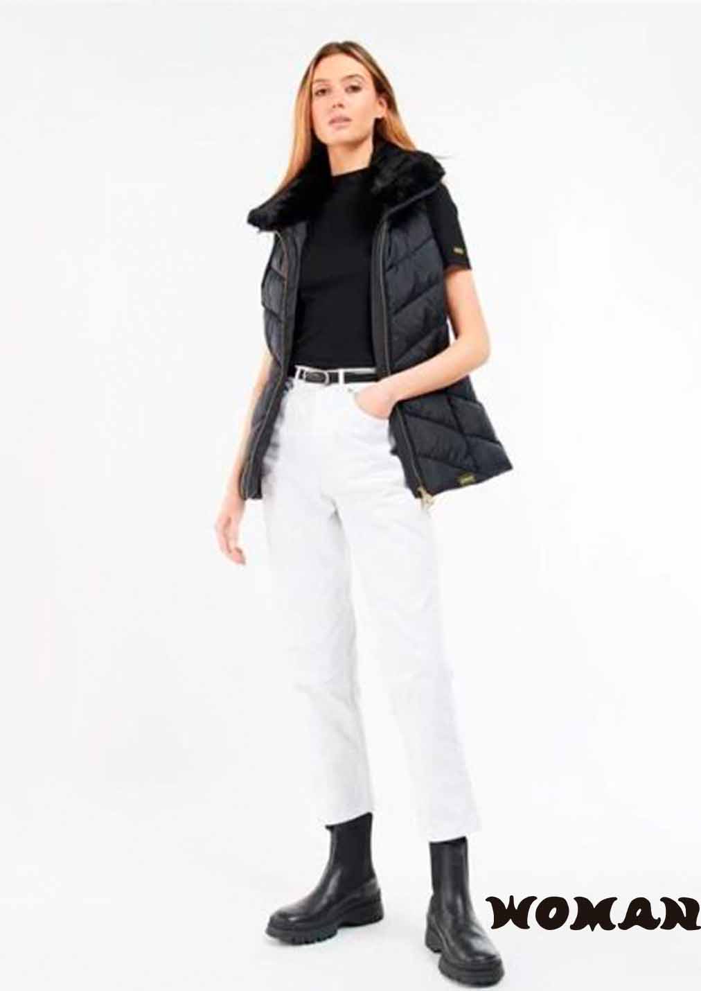 Chaleco negro de mujer BARBOUR