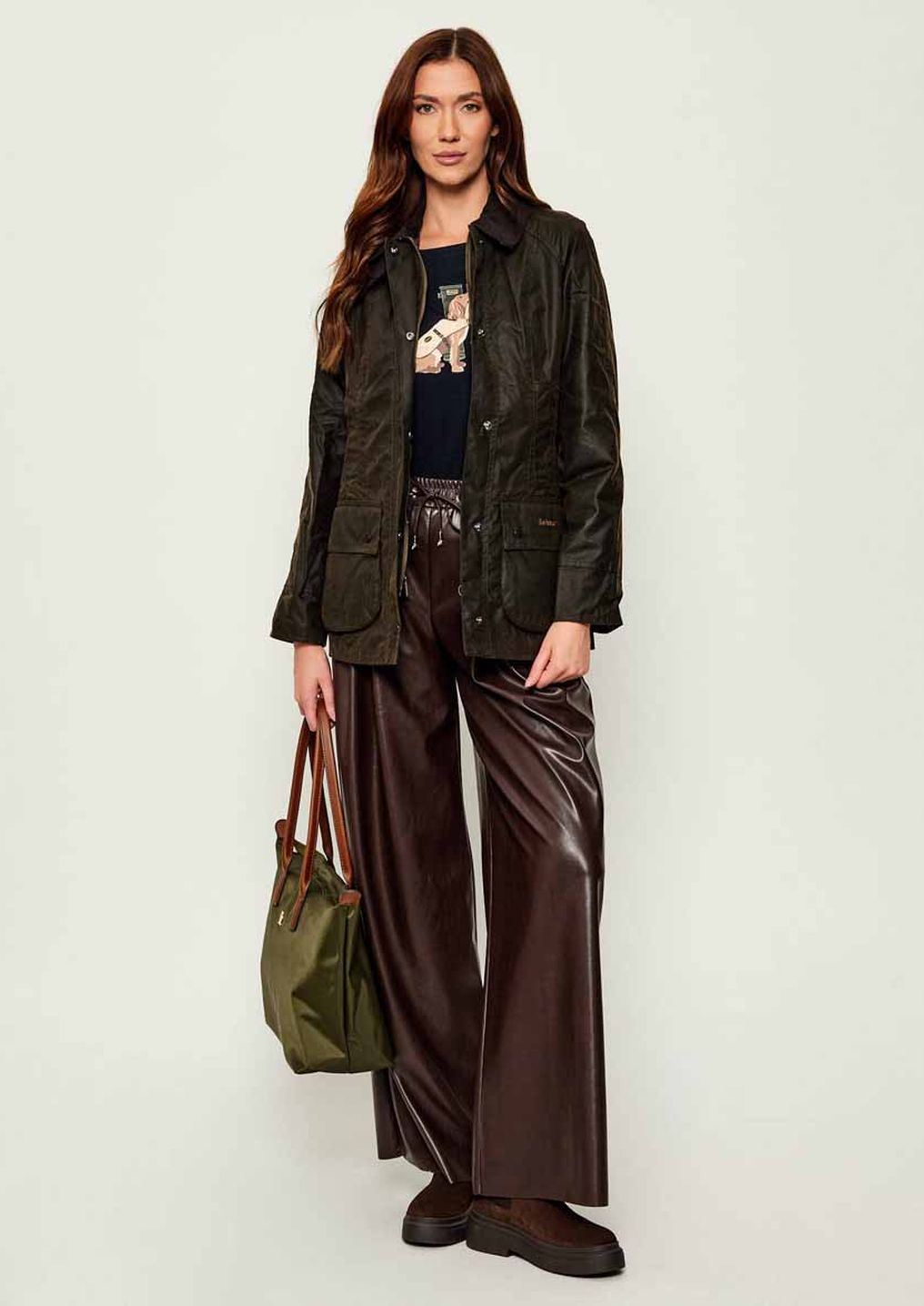 Chaqueta de mujer BARBOUR Classic Beadnell Waxed