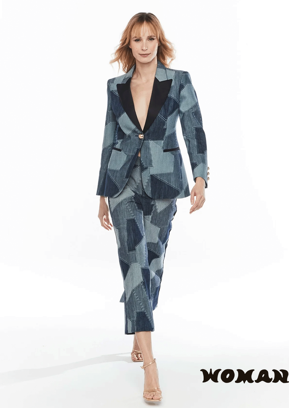 Blazer The Extreme Collection DENIM PATCHWORK BLOSSOM