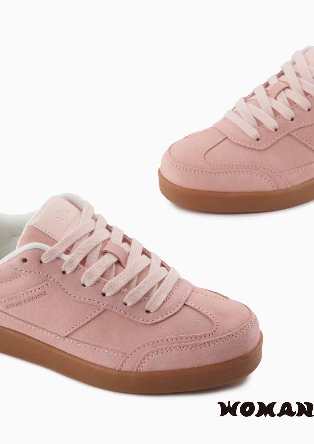 Armani Exchange Pink Sneakers