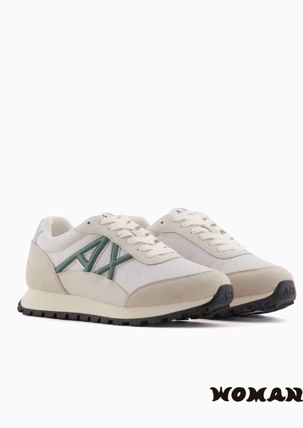 Zapatillas Armani Exchange Blanco y Verde
