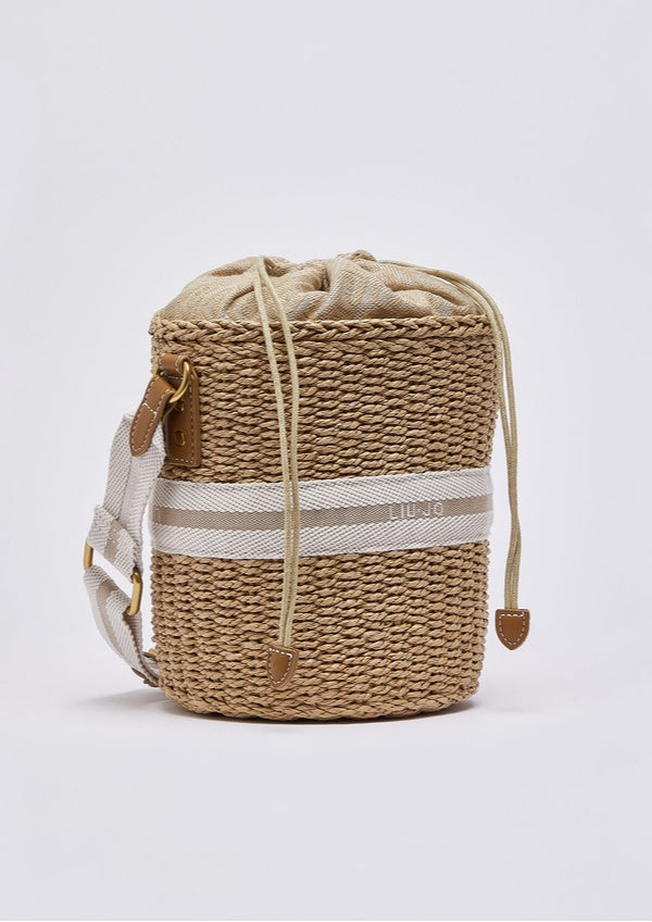 Bolso Liujo bombonera de paja