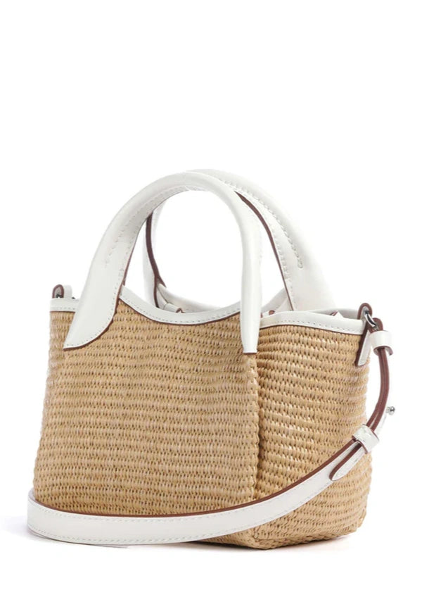 Sac Mini Shopper Emporio Armani Blanc