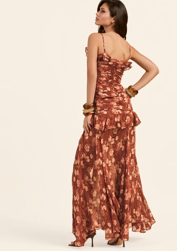 Vestido FETICHE SUANCES Cholocate Blossom