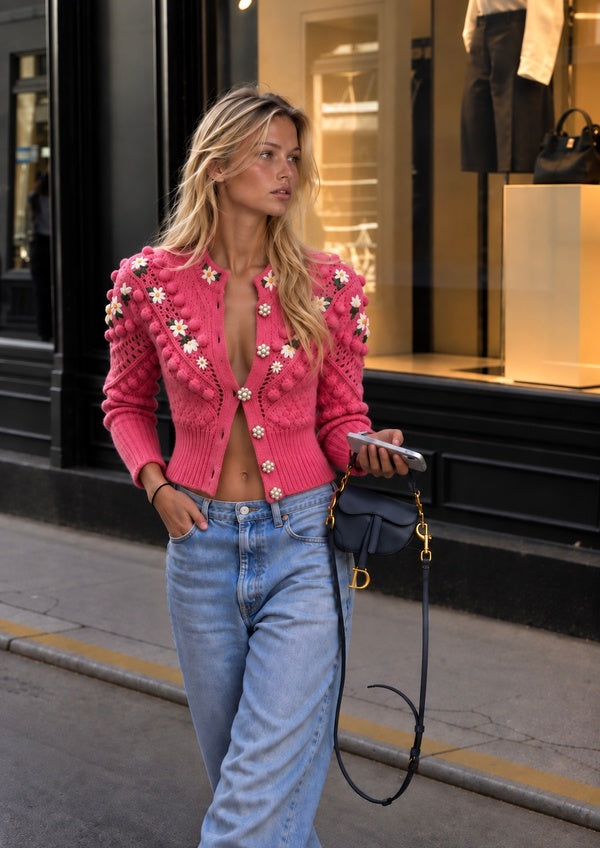 Rebeca FETICHE SUANCES Rosalia Flower Knit