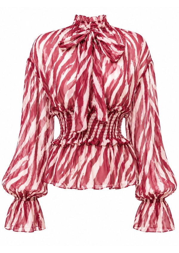 Camisa FETICHE SUANCES Zebra Wine