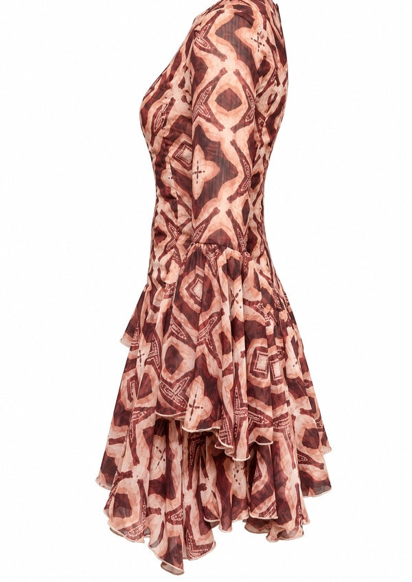 Vestido FETICHE SUANCES Tribal Chocolate