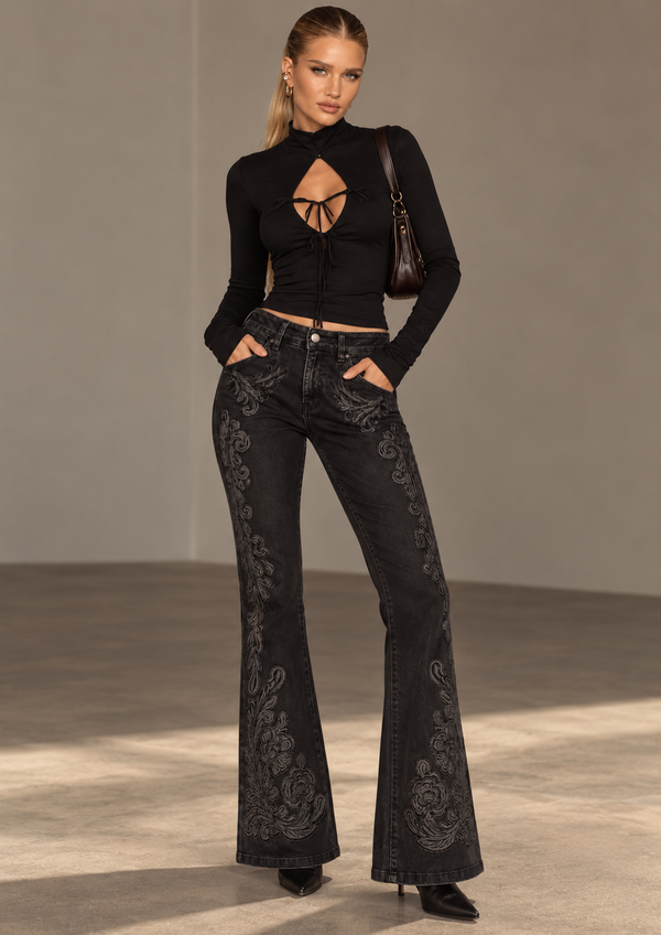 Pantalones FETICHE SUANCES Midnight Barroque
