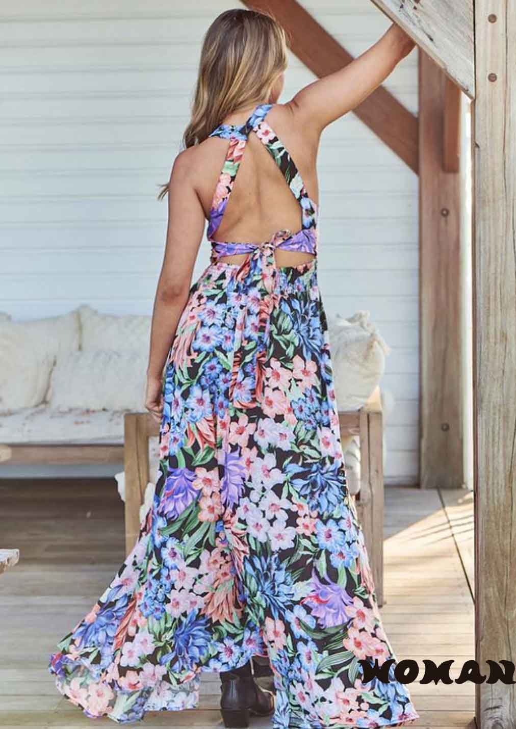 VESTIDO JAASE MIDNIGHT TROPICS PRINT ENDLESS SUMMER