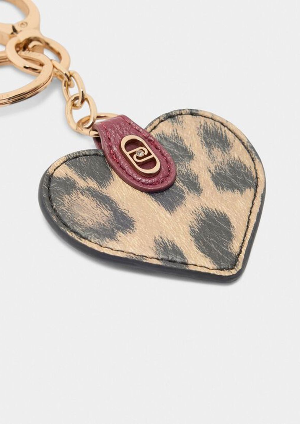 Llavero LIUJO corazón de estampado animal