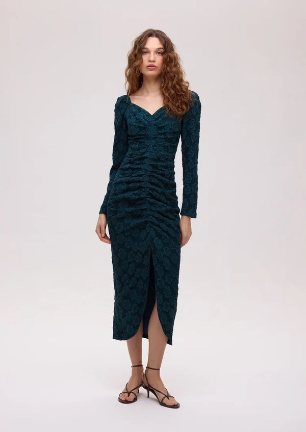 Vestido MIOH - Cloud Midi Damasco