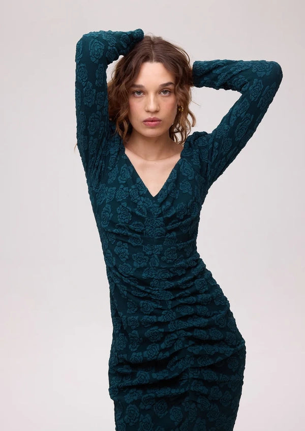 Vestido MIOH - Cloud Midi Damasco