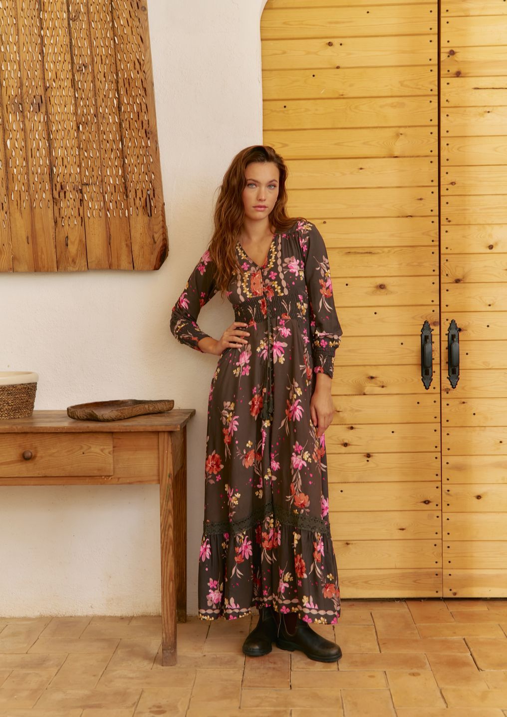 Vestido Jaase Monarch Print Sabrina