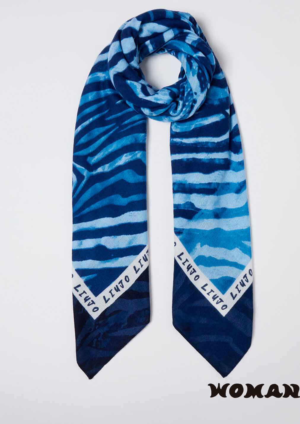 Fular Liujo estampado piel serpiente