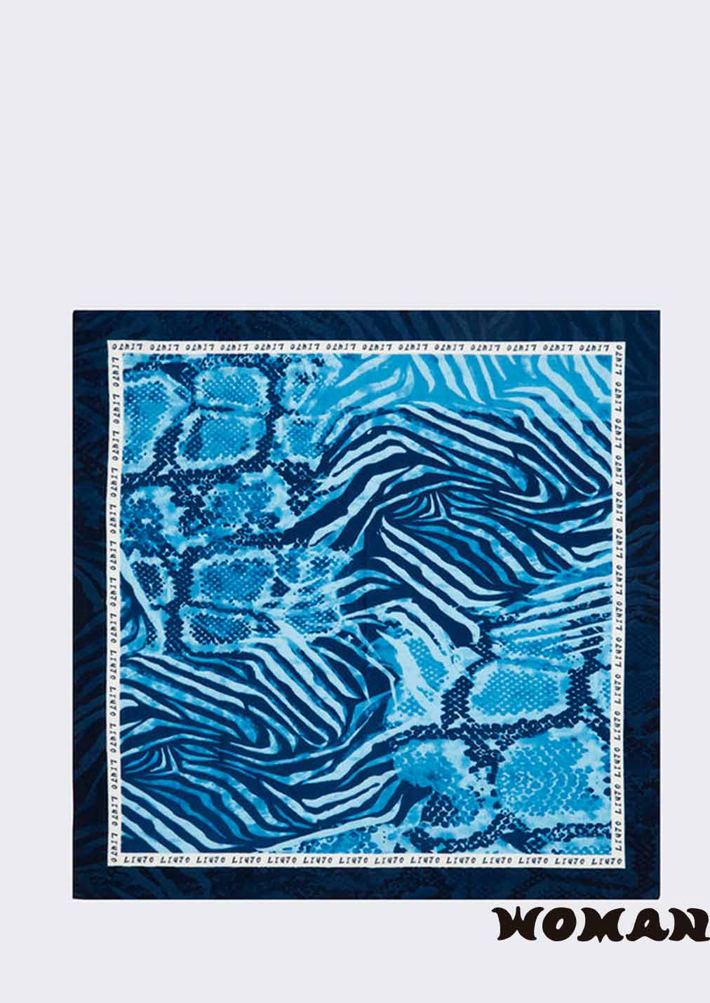 Fular Liujo estampado piel serpiente