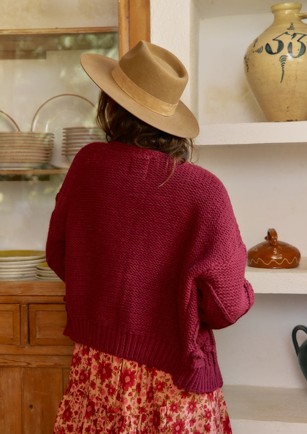 Rebeca Jaase Maroon Cozy