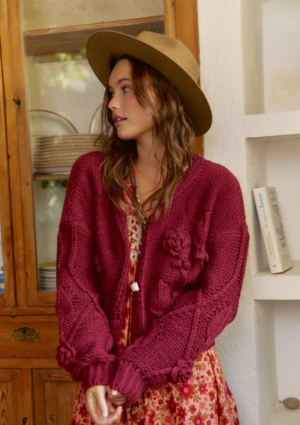Rebeca Jaase Maroon Cozy