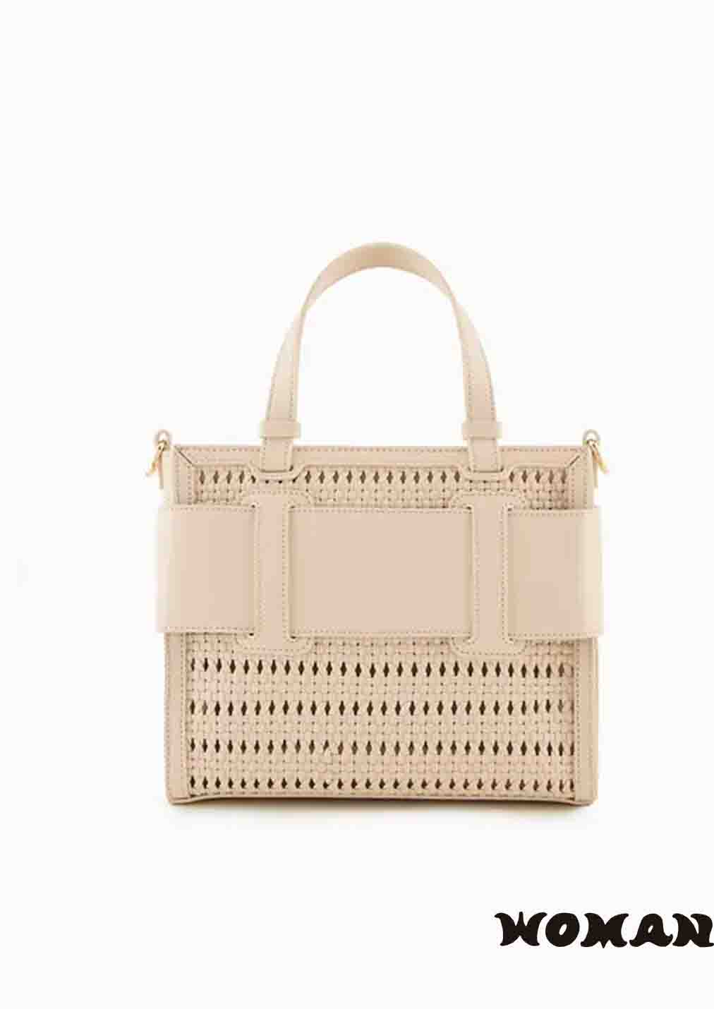 Bolso Shopper Armani Exchange Beige