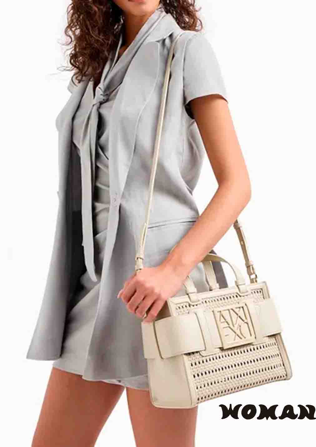 Bolso Shopper Armani Exchange Beige