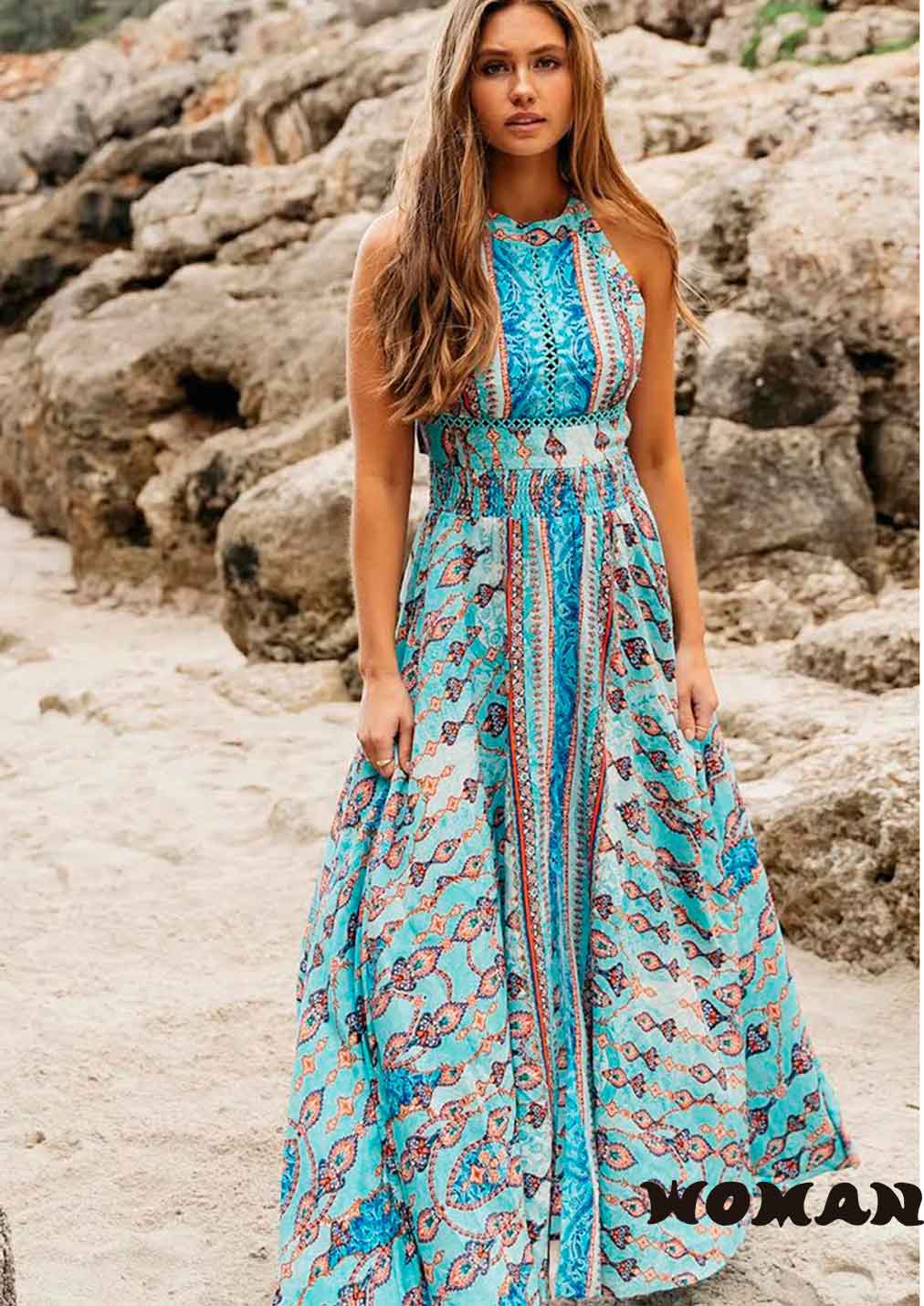 VENUS PRINT ENDLESS SUMMER MAXI JAASE
