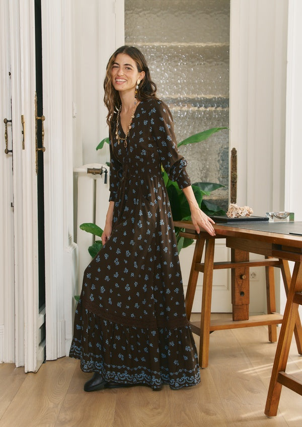 Vestido Jaase Juniper Print Sabrina