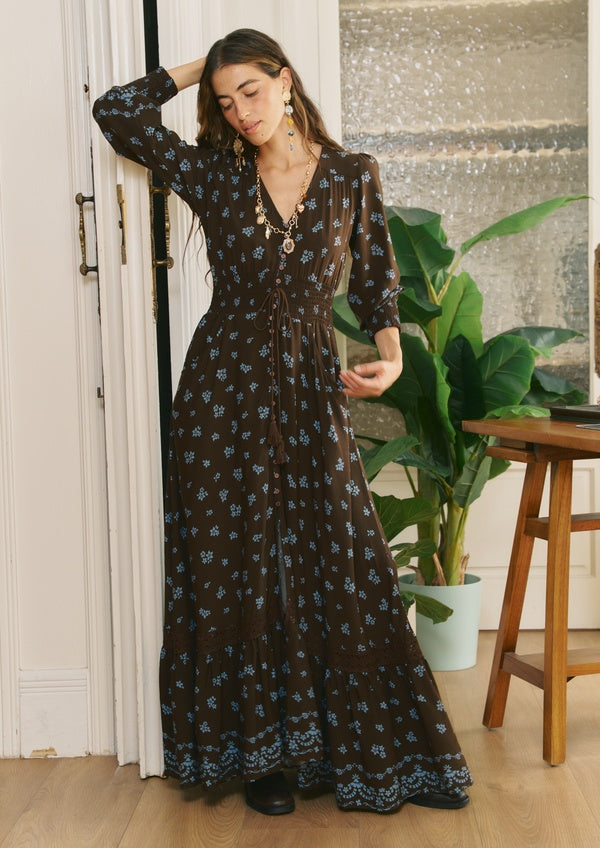 Vestido Jaase Juniper Print Sabrina
