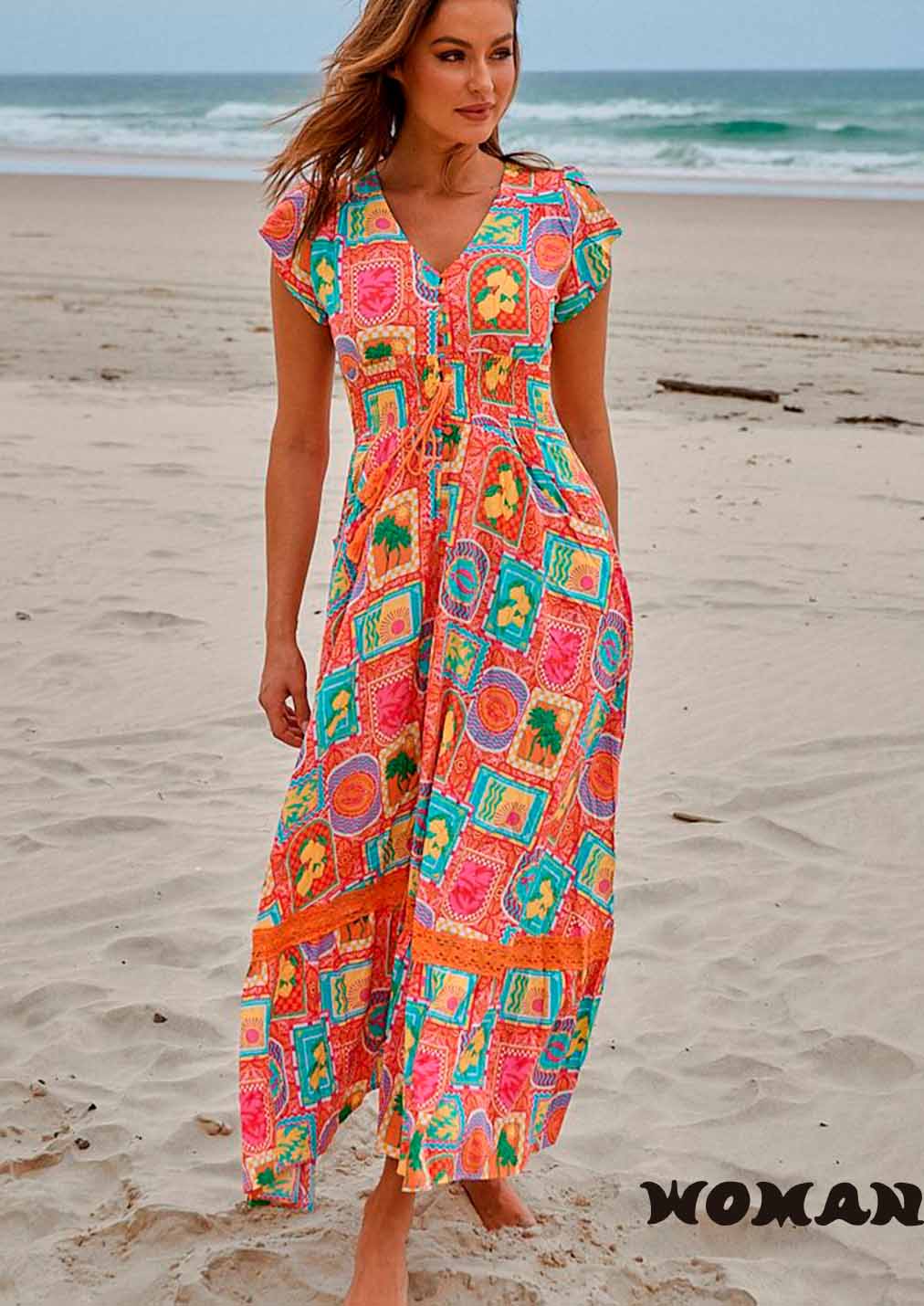 Jaase dress SICILY PRINT ROMI