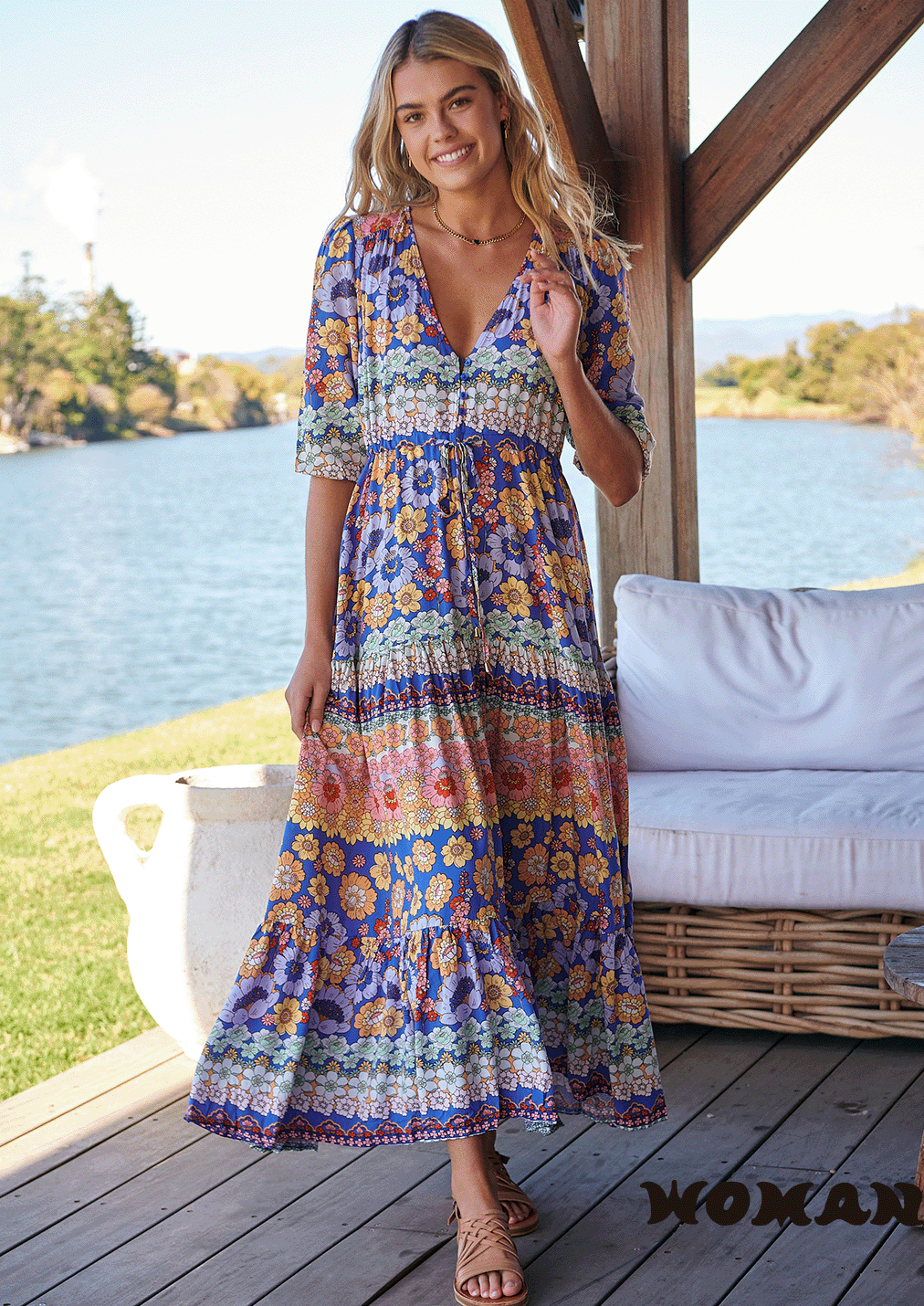 JAASE EDEN PRINT DRESS