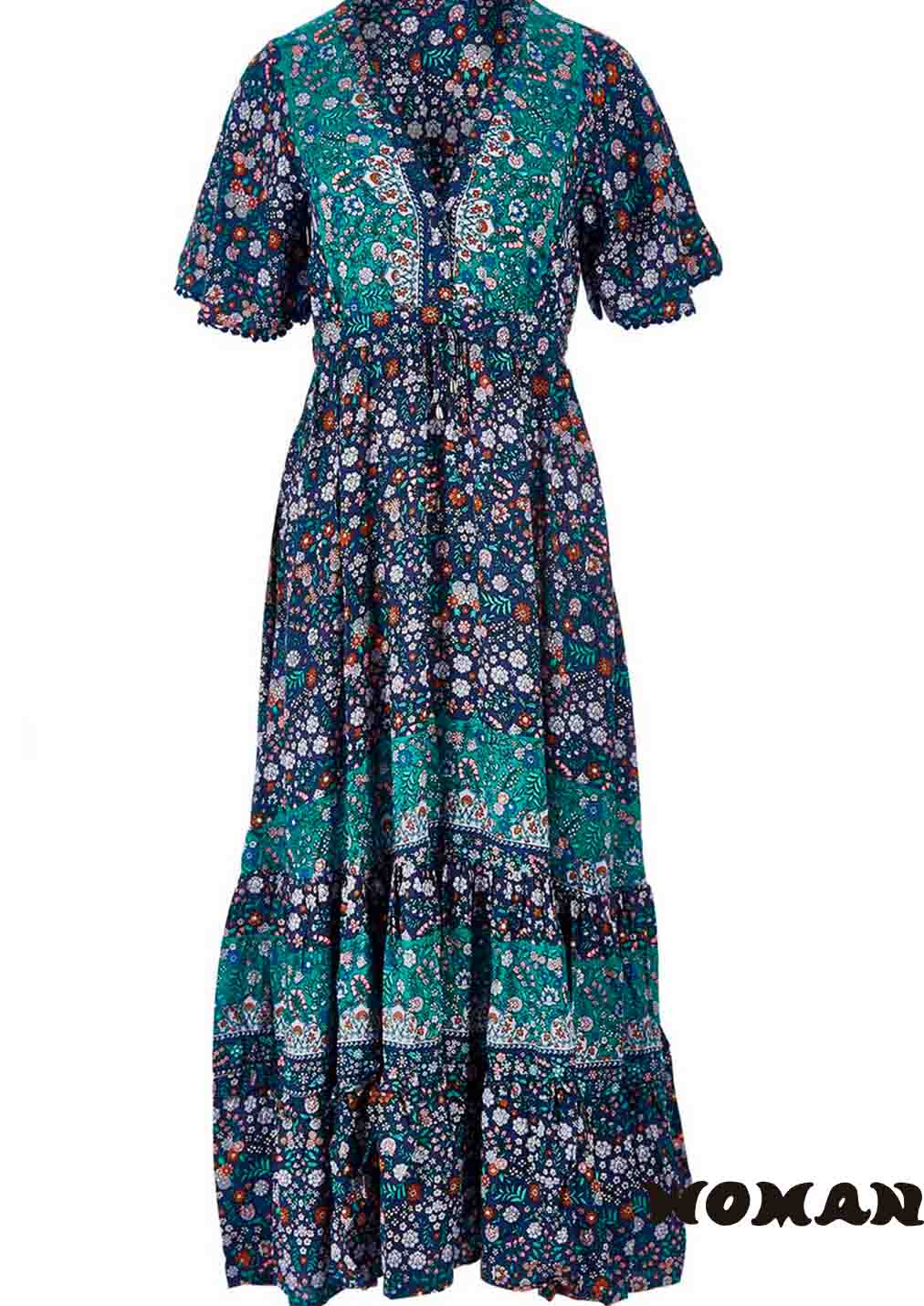 JAASE ZIAH PRINT CARMEN DRESS