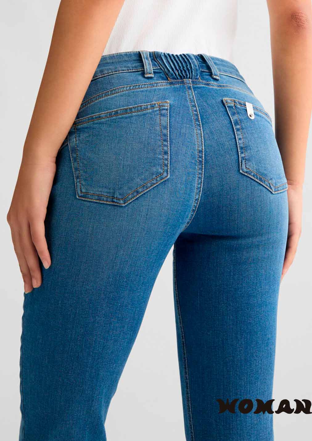 Vaqueros LIUJO acampanados azules