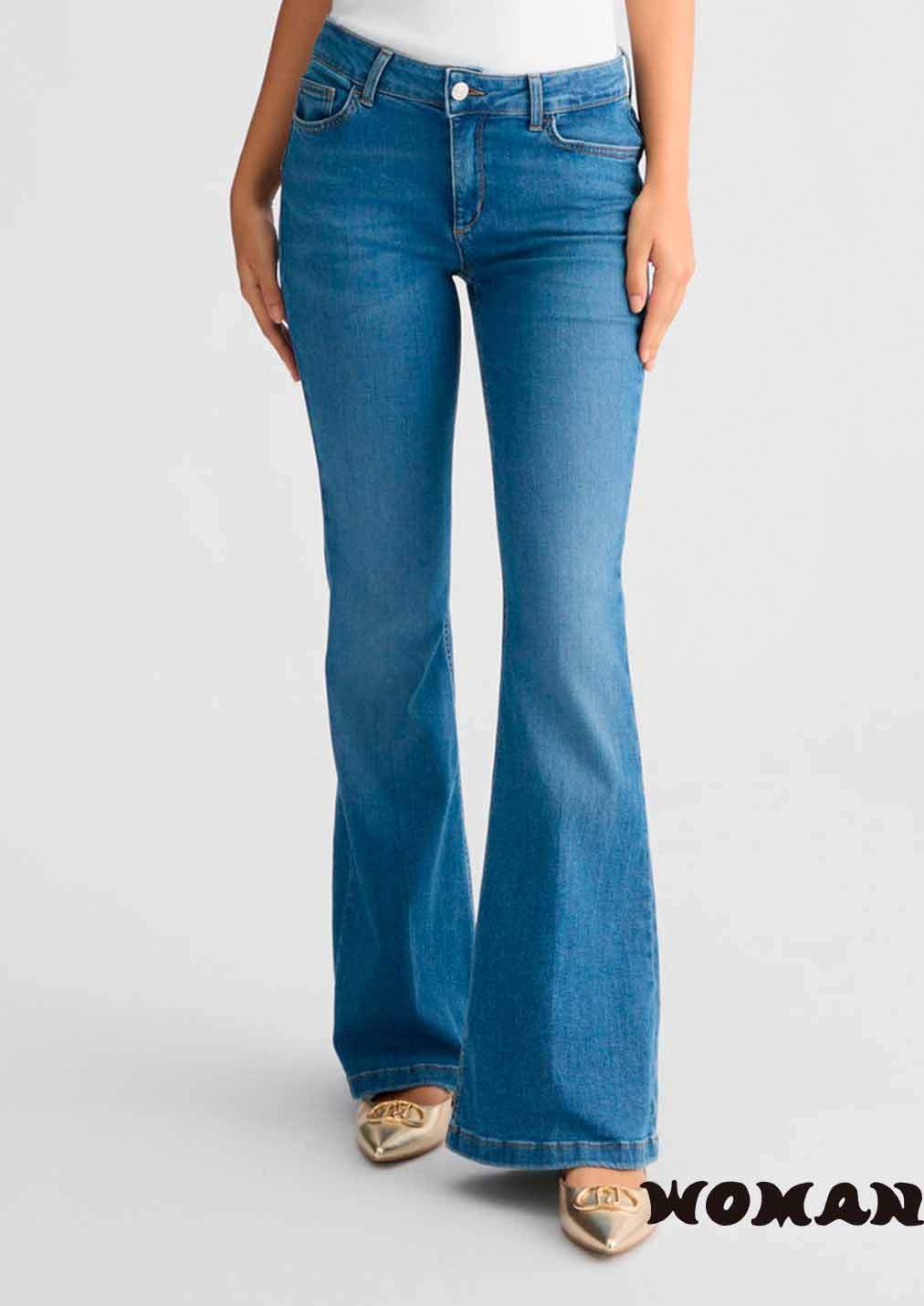 Vaqueros LIUJO acampanados azules