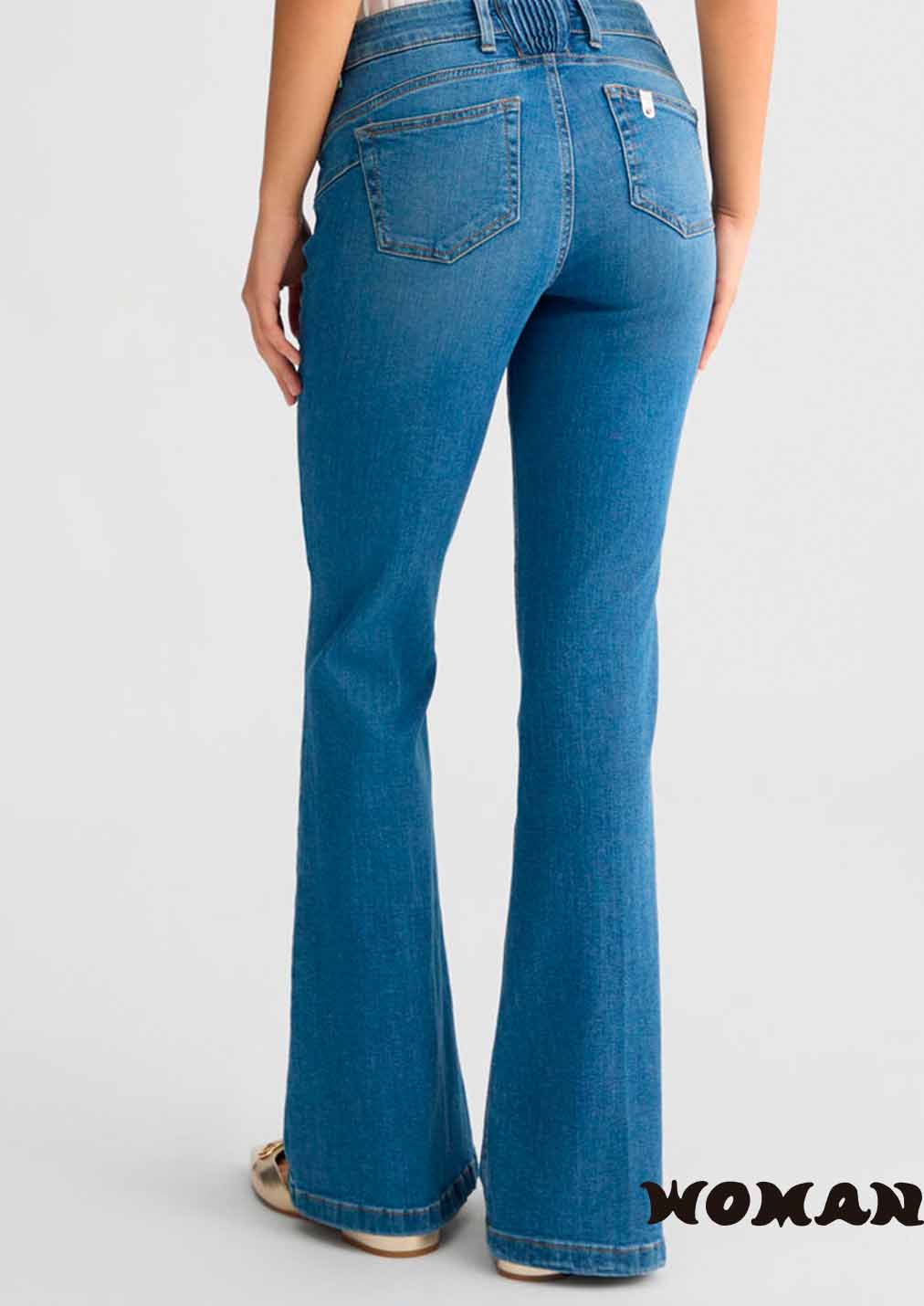 Vaqueros LIUJO acampanados azules