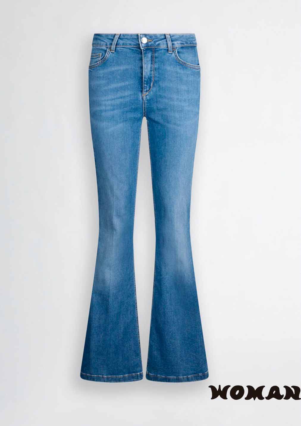 Vaqueros LIUJO acampanados azules