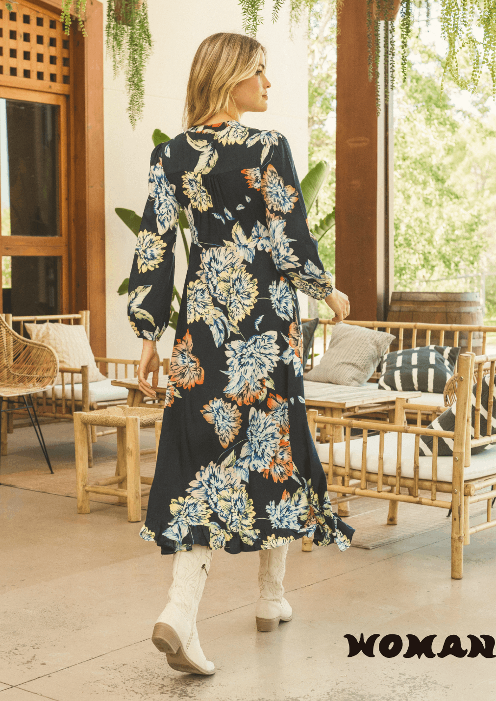 Vestido Jaase Midnight Bloom