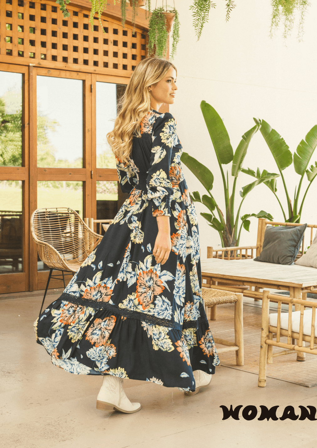Vestido Jaase Midnight Bloom Sabrina