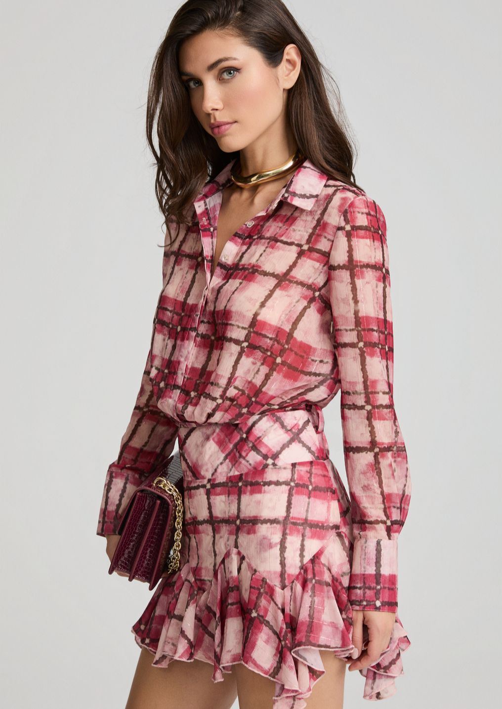 Vestido FETICHE SUANCES Guinda
