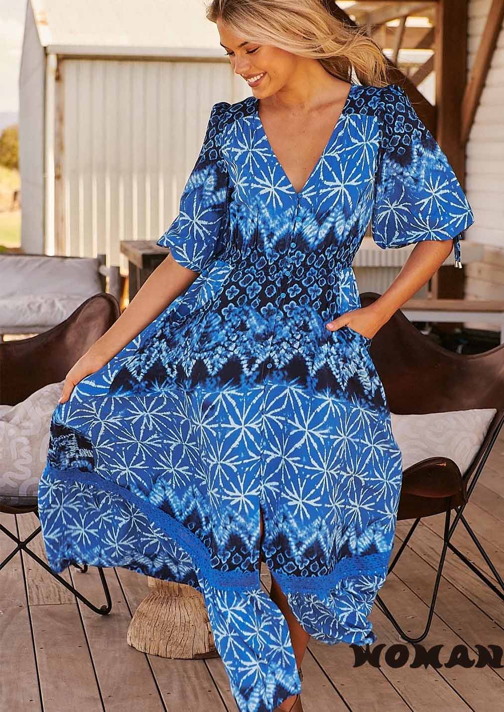 Jaase dress TRANQUIL TIDES MOLLI