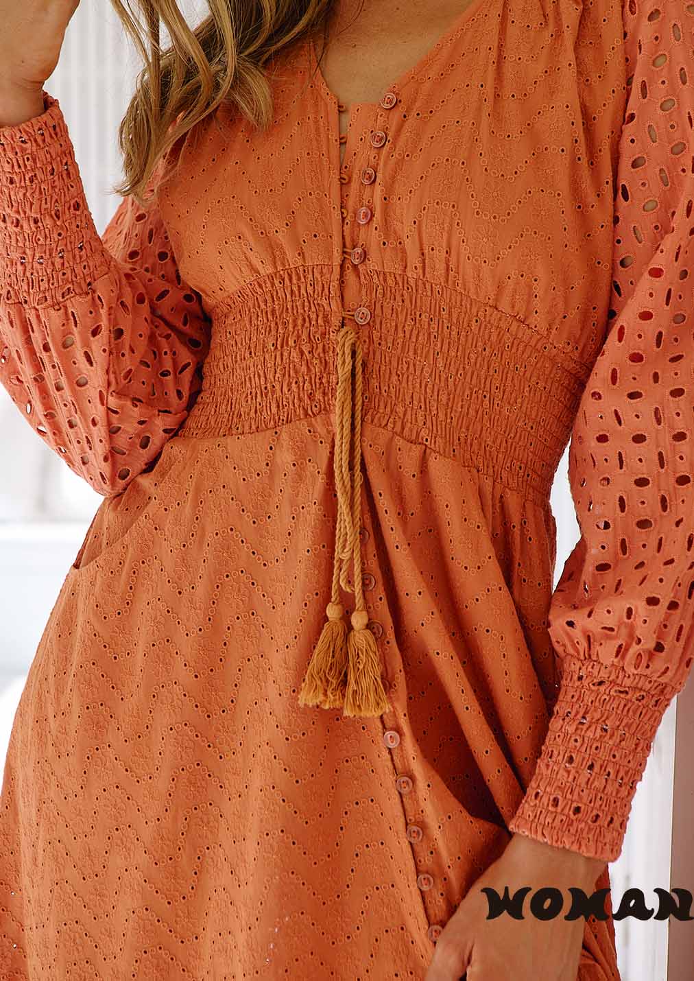 Jaase dress TANGERINE GLOW SABRINA