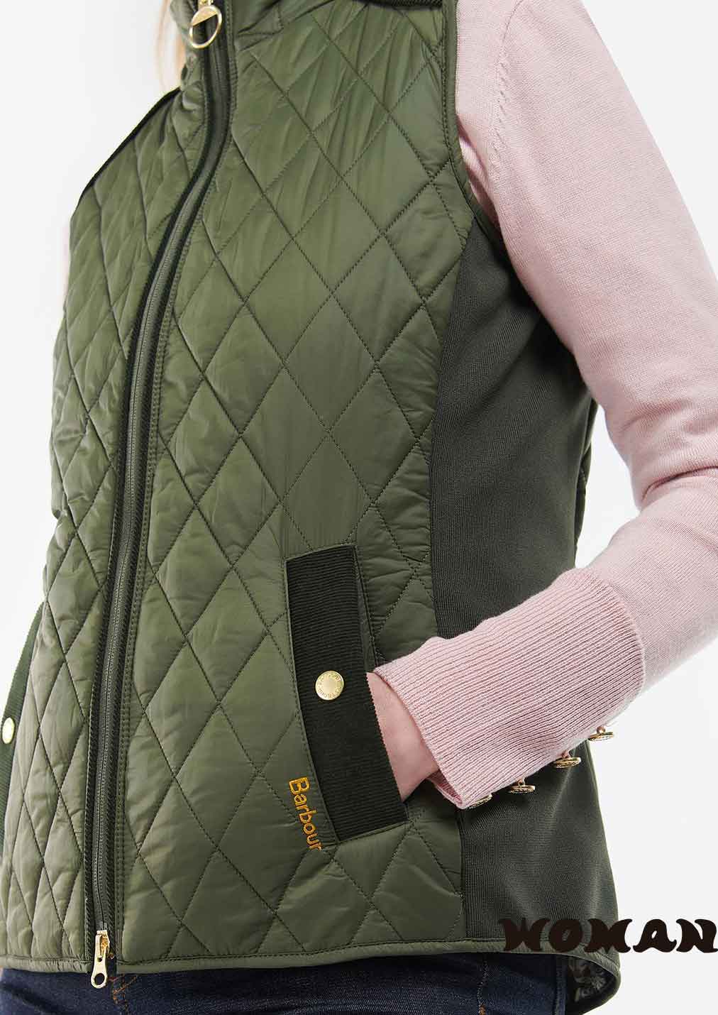 Chaleco BARBOUR Poppy Gilet Verde